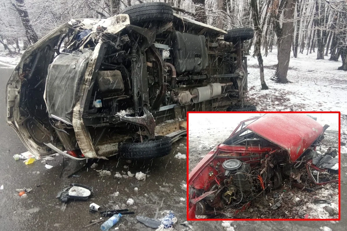 Azərbaycanda DƏHŞƏTLİ QƏZA: Ölənlər var - Tükürpədən GÖRÜNTÜLƏR