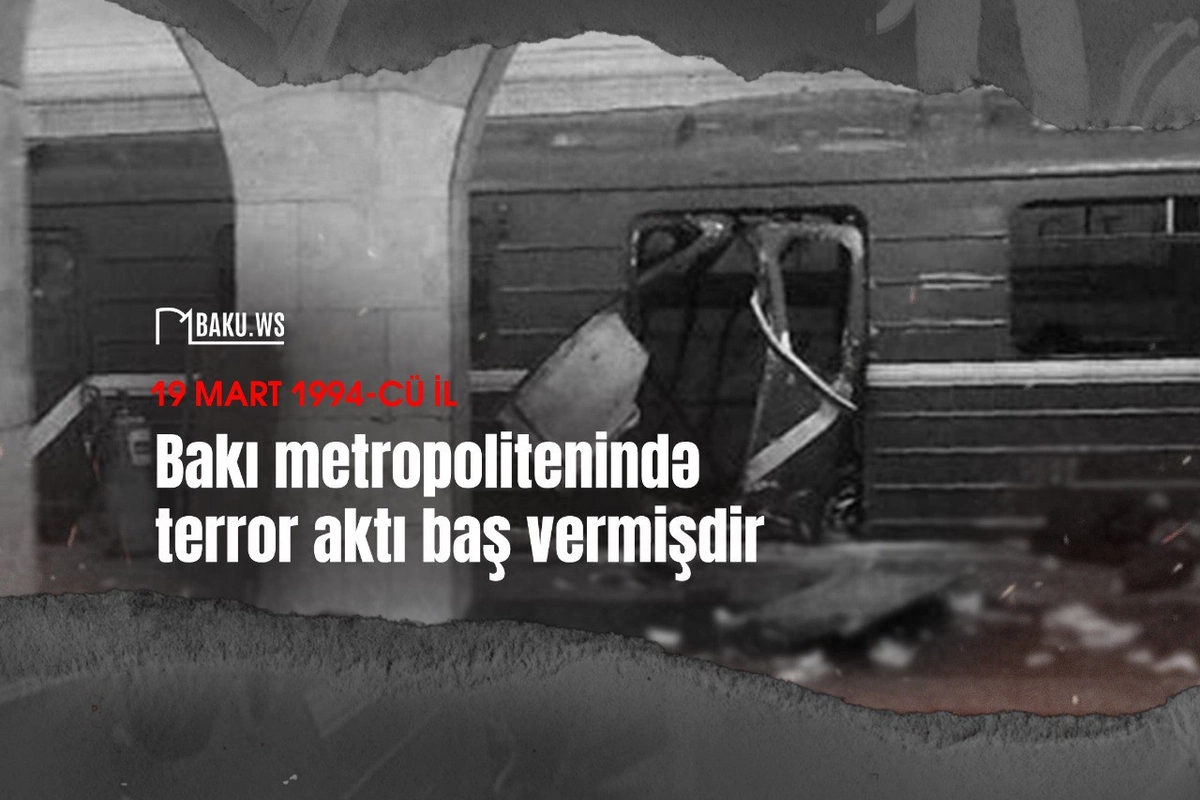 20 Yanvar metrostansiyasında törədilən terror aktından 32 il keçir