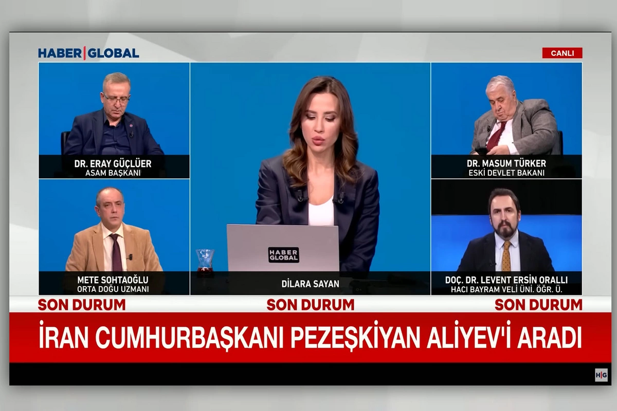 На турецком телеканале обсудили телефонный разговор Масуда Пезешкиана с Ильхамом Алиевым