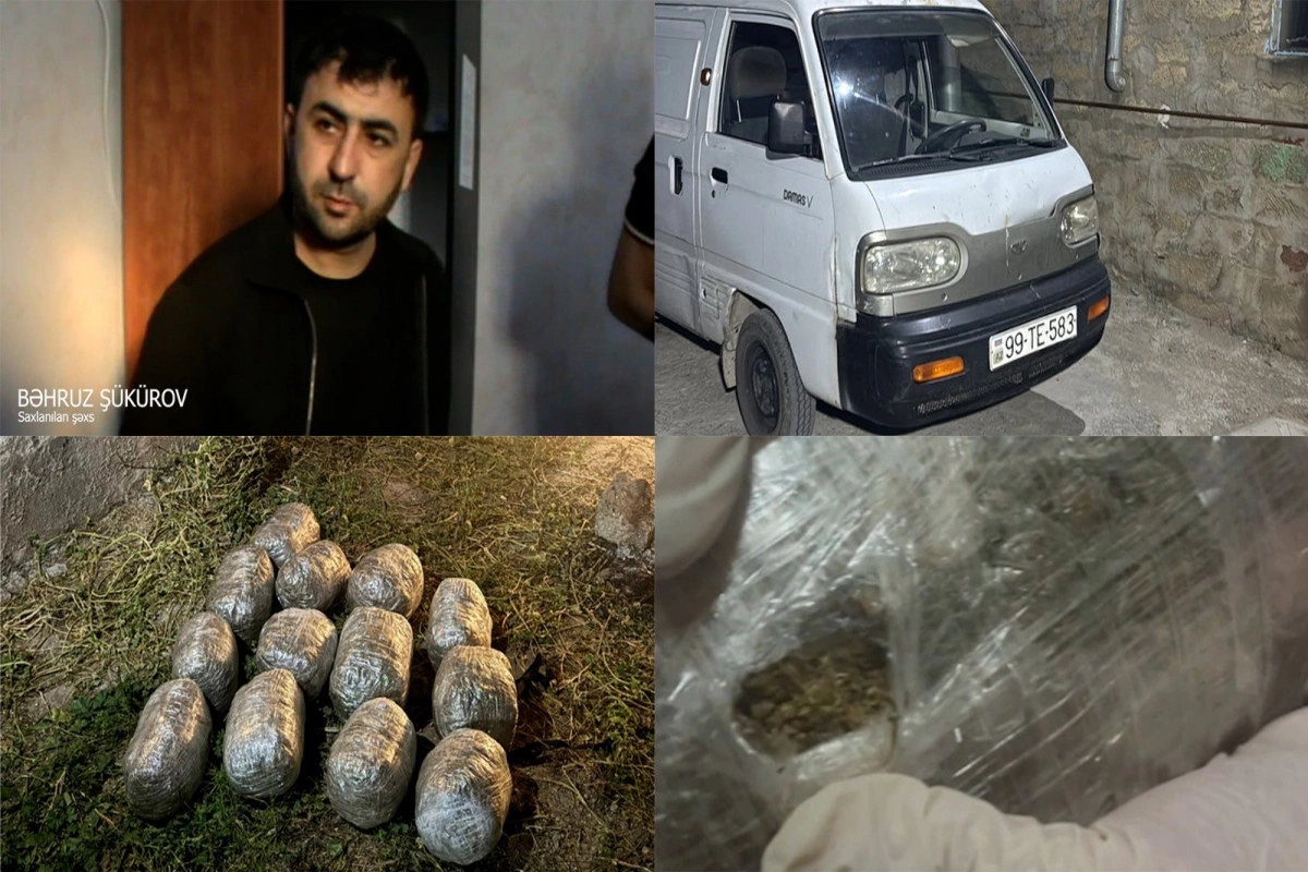 In Baku, police detained a drug dealer who was operating under the cover of a bread delivery van In Baku, police detained a drug dealer who was operating under the cover of a bread delivery van