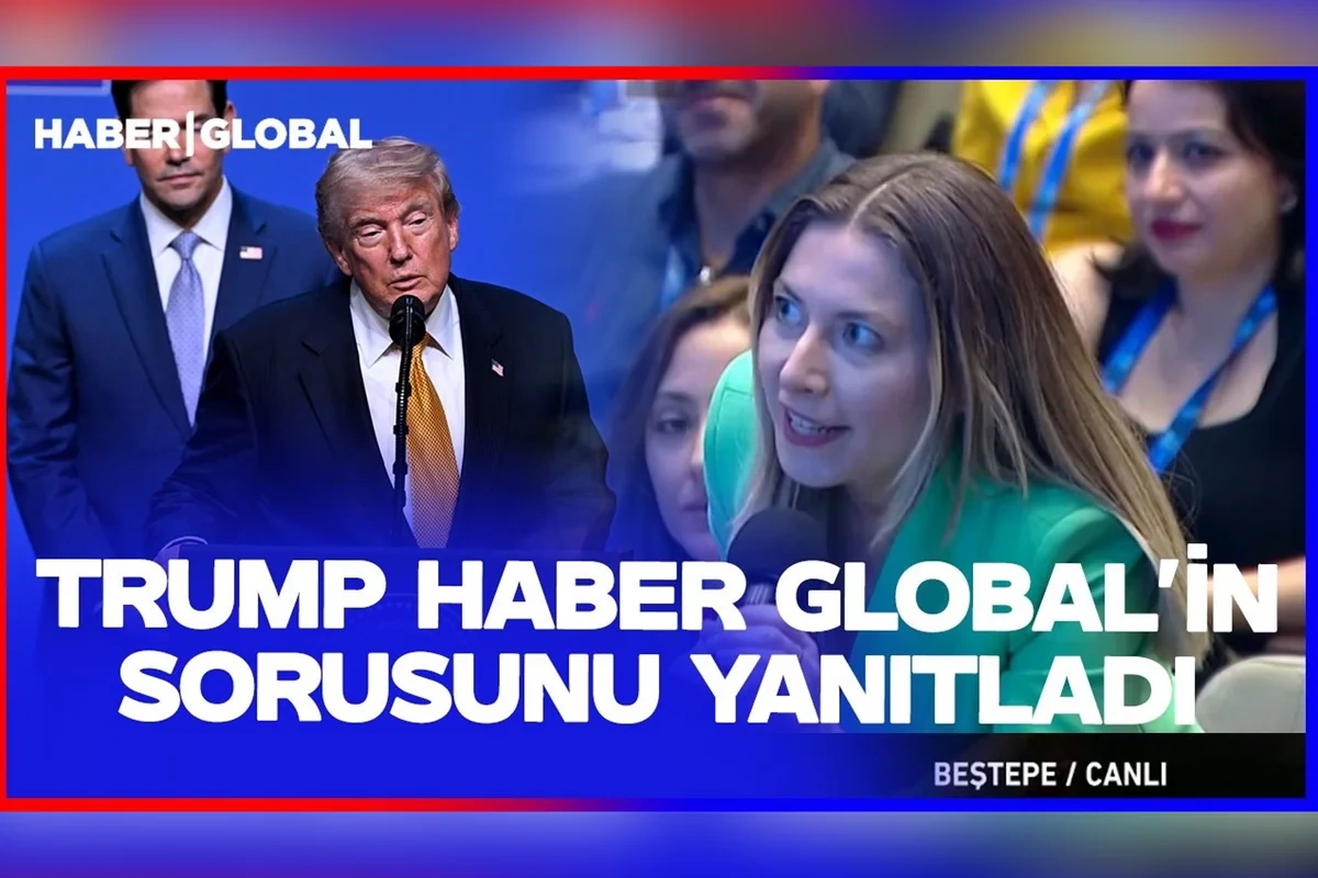 Дональд Трамп ответил на вопросы журналистки Haber Global на саммите НАТО