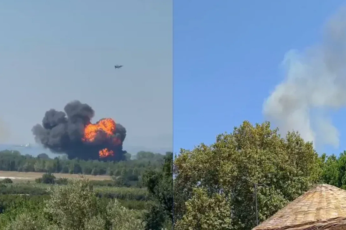 Türkiyədə F-16 təlim təyyarəsi qəzaya uğrayıb - Pilot katapult edib