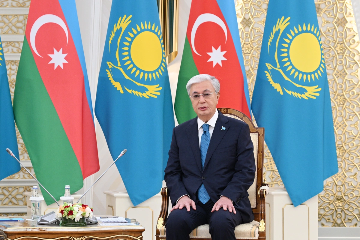 Qazaxıstan Prezidenti Prezident İlham Əliyevin ikitərəfli münasibətlərin inkişafına töhfəsini qeyd edib Qazaxıstan Prezidenti Prezident İlham Əliyevin ikitərəfli münasibətlərin inkişafına töhfəsini qeyd edib