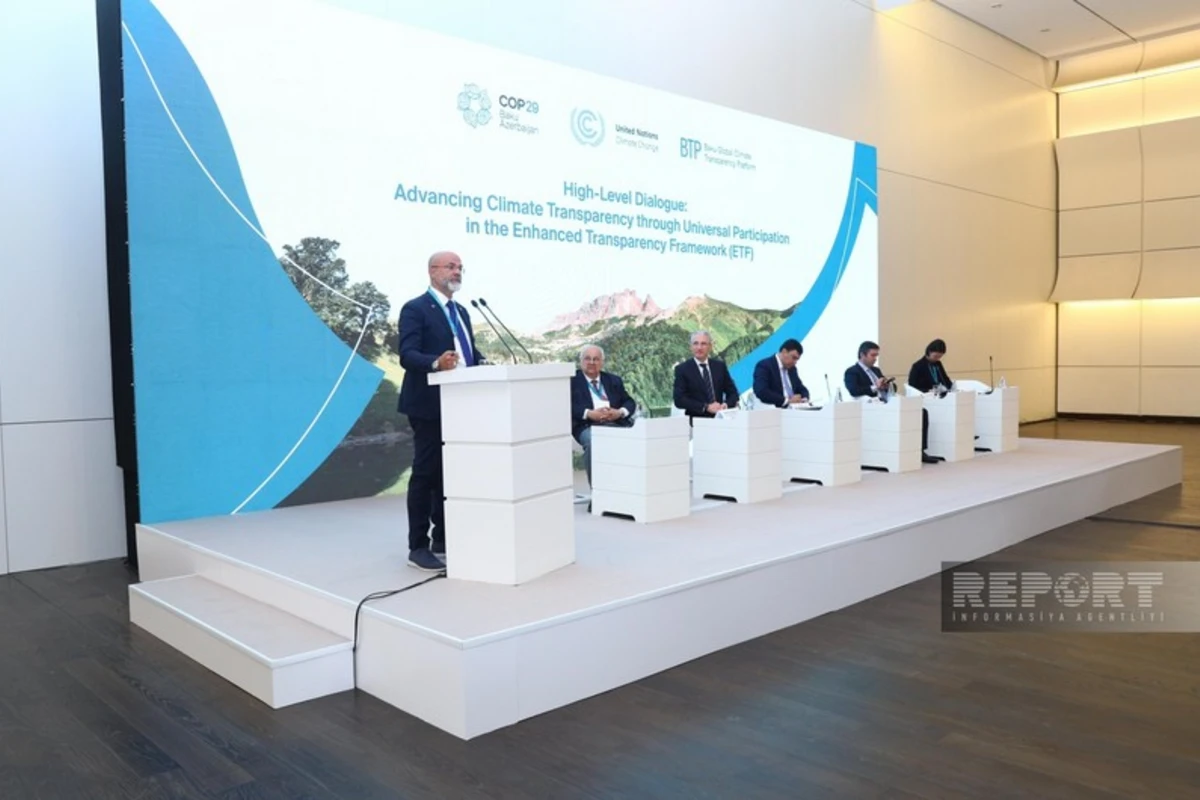 Bakıda COP29 Sədrliyinin təşəbbüsü ilə İqlim Şəffaflığı üzrə Yüksək Səviyyəli Dialoq keçirilib