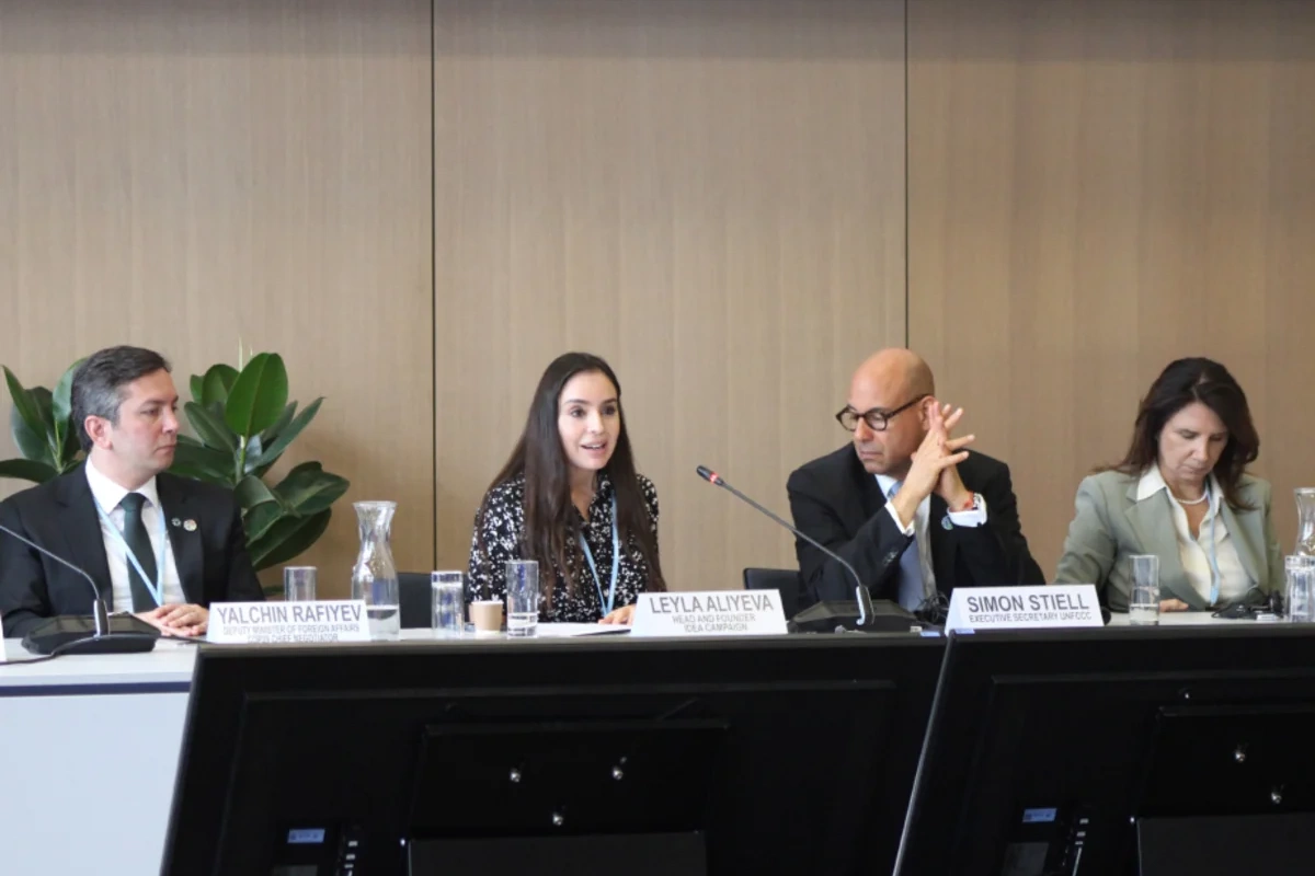 The environmental consequences of the declining Caspian Sea level discussed in Bonn with the participation of Leyla Aliyeva