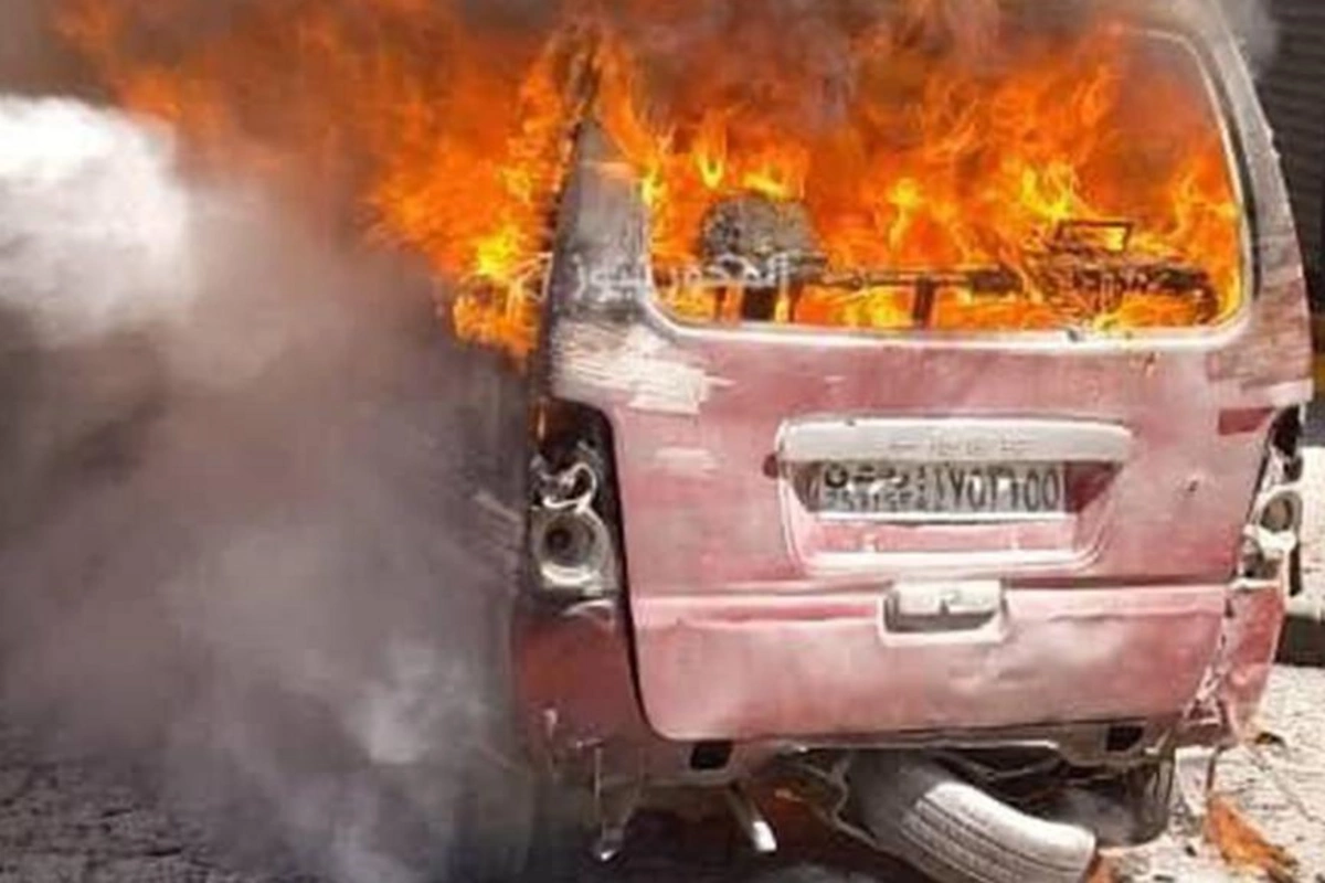 Dəməşqdə Makronun qaldığı otelin yaxınlığında PARTLAYIŞ