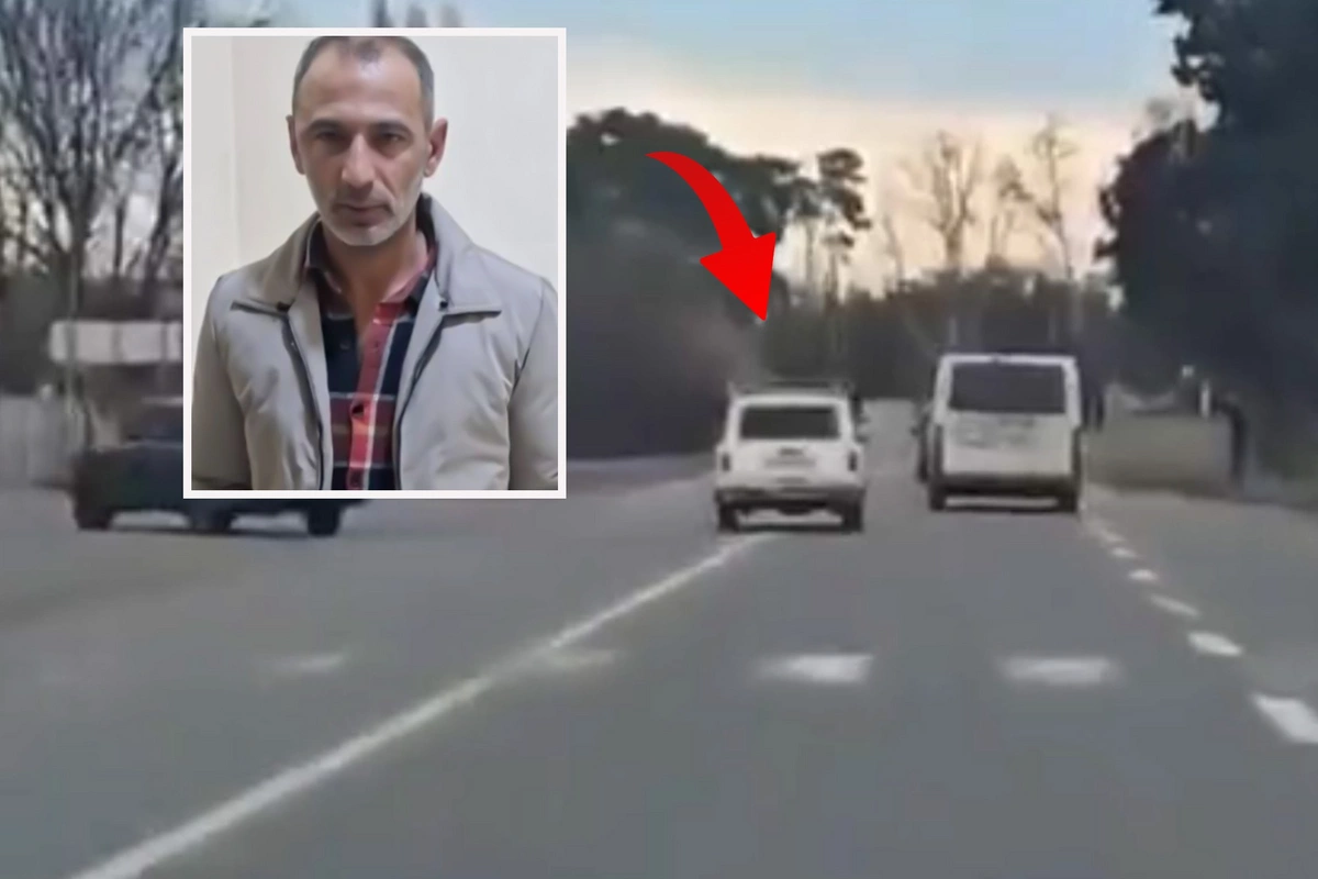 Sərxoş sürücünün yaratdığı təhlükənin qarşısı alındı - ANBAAN GÖRÜNTÜ