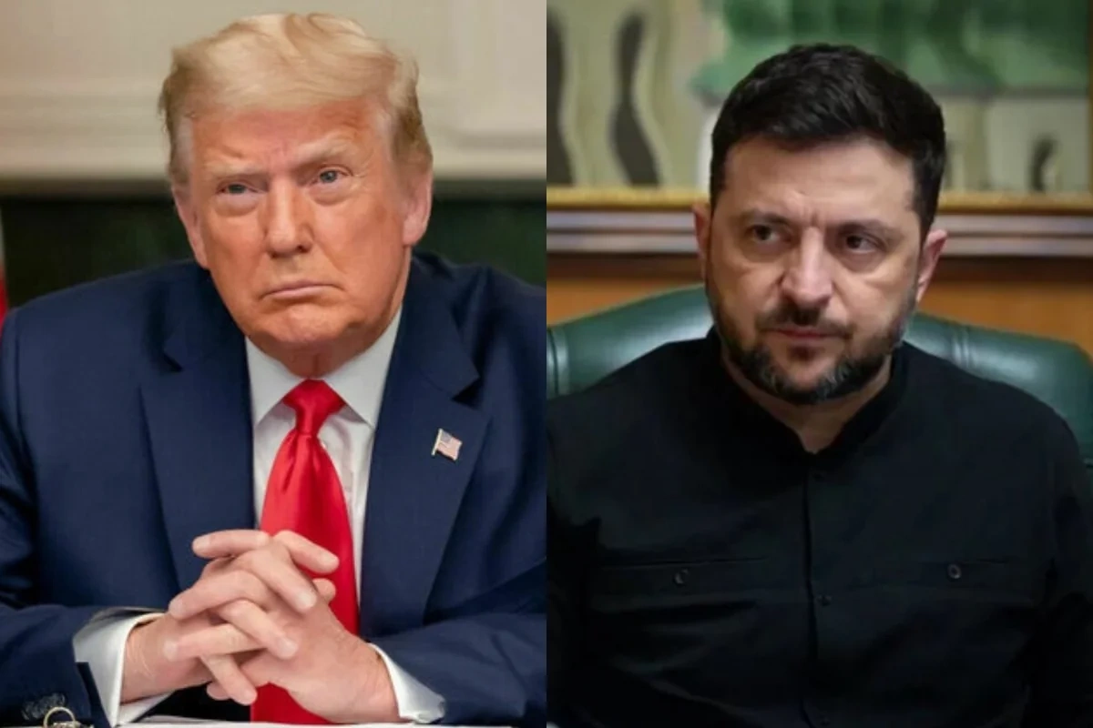 Trampla Zelenski arasında telefon danışığı baş tutub