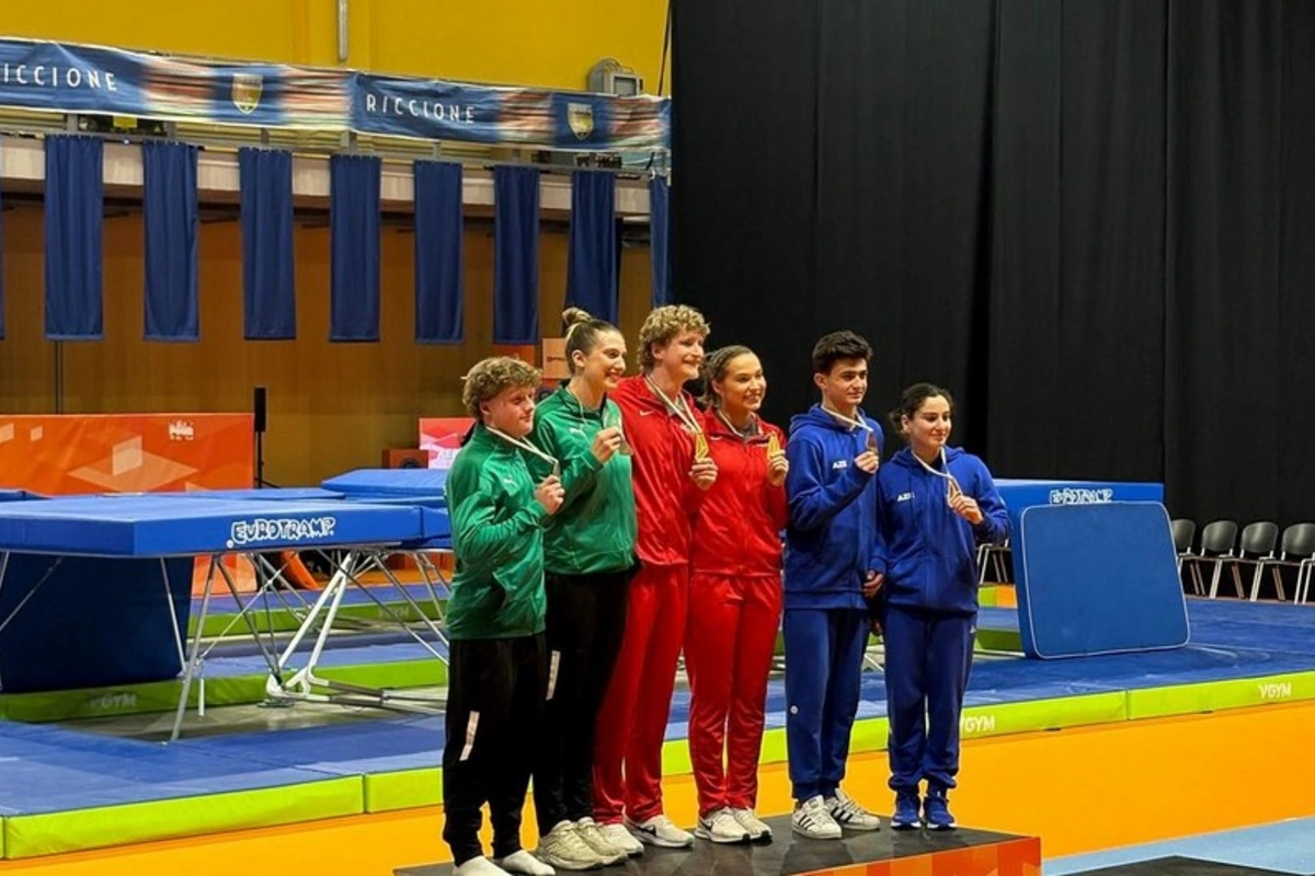 Azərbaycan gimnastları İtaliyada bürünc medal qazanıblar