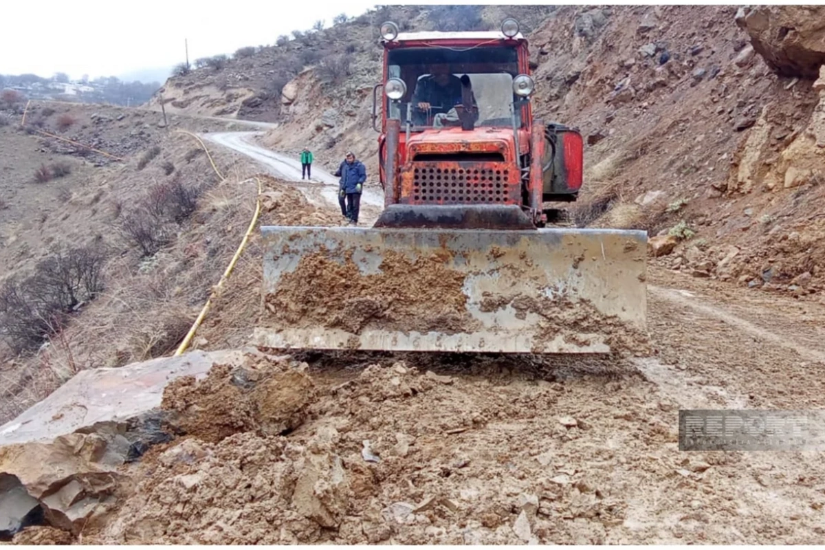 Ordubadda qaya uçqunu olub