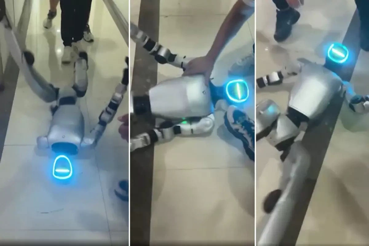 Çində robot proqram səhvi səbəbindən panik atak keçirdi Çində robot proqram səhvi səbəbindən panik atak keçirdi