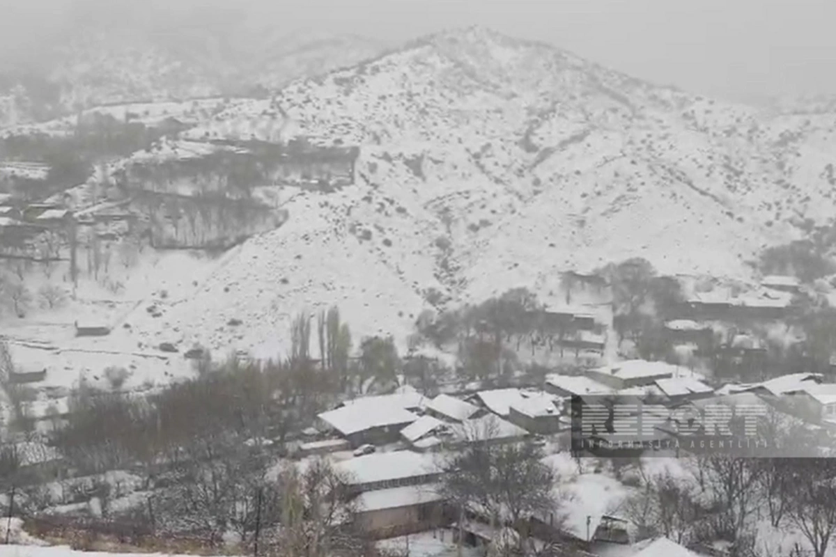 Ordubadın dağlıq ərazilərində qarın hündürlüyü 35 sm-ə çatıb