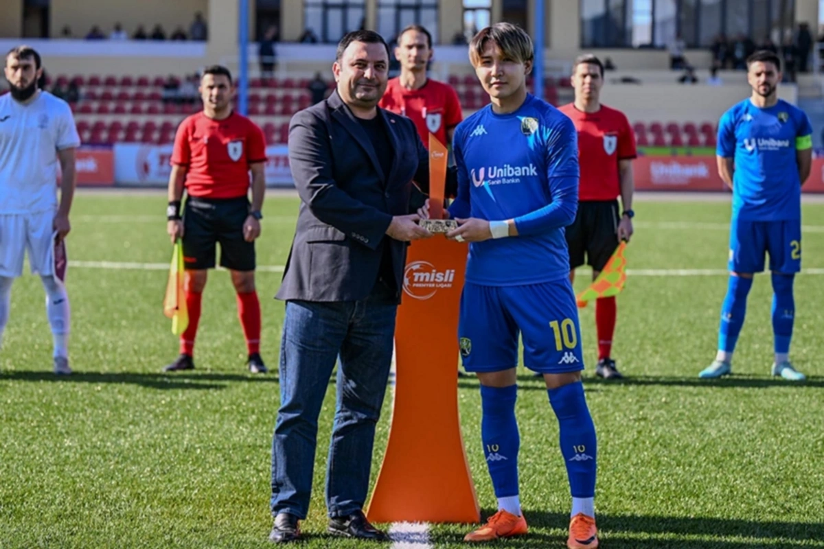 Kəpəzin futbolçusu mükafatlandırılıb