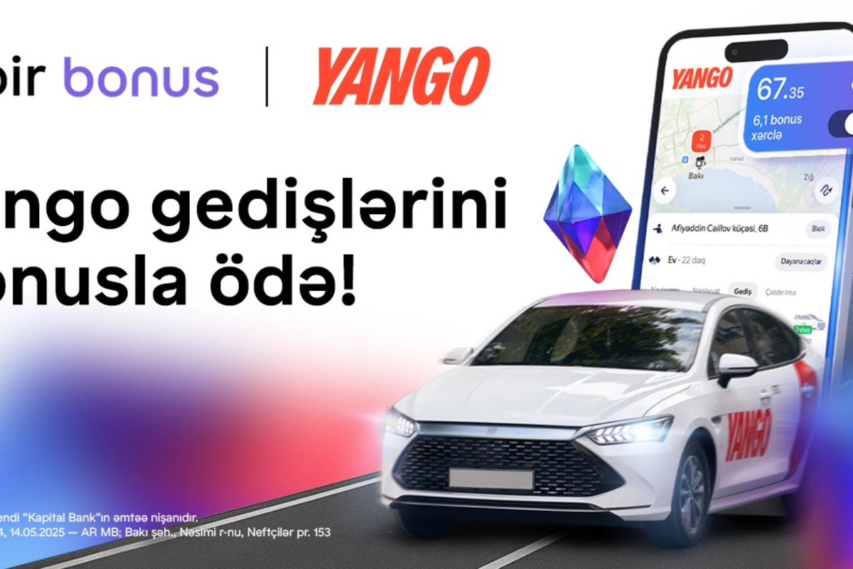 Taksi ödənişlərinizi Bir Bonus-la edin, pulunuz cibinizdə qalsın