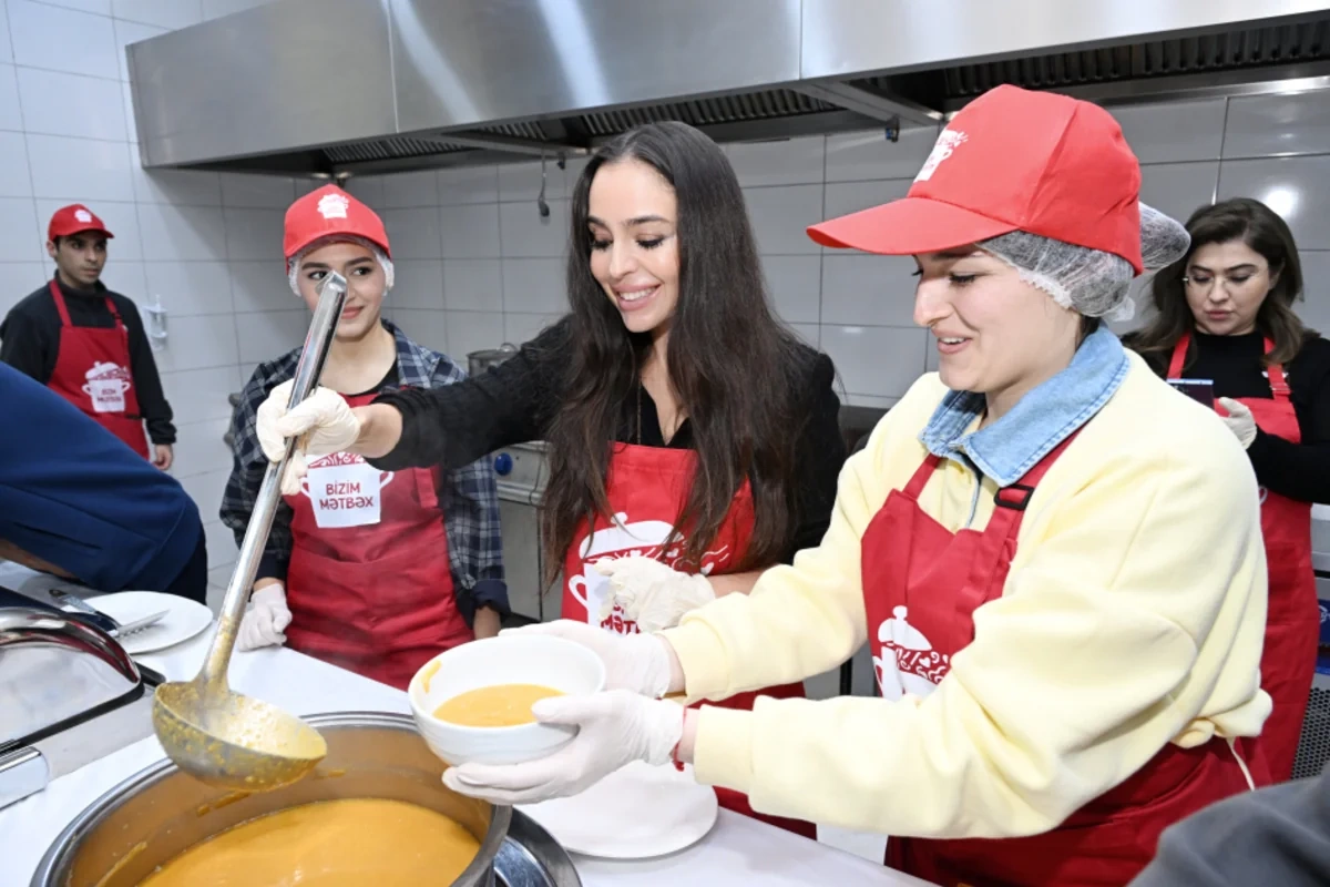 Leyla Aliyeva attended an iftar in Guba