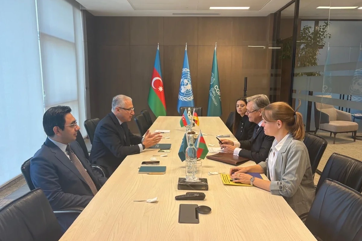 Azərbaycan və Almaniya iqlim sahəsində əməkdaşlığı müzakirə ediblər