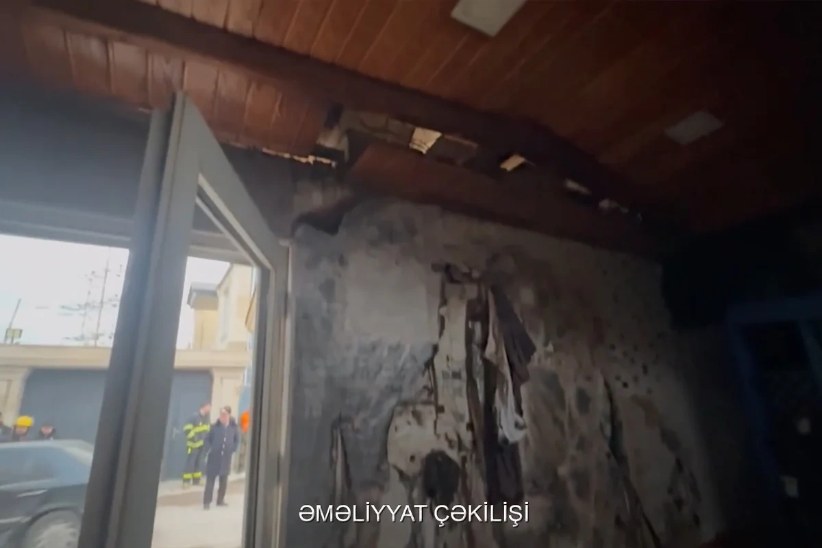 Binəqədidə obyektdə partlayış baş verib, xəsarət alan var