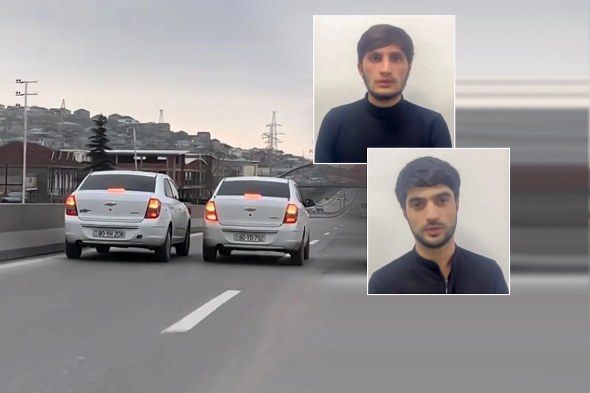 Bakı–Şamaxı yolunda yarış təşkil edən sürücülər saxlanıldı