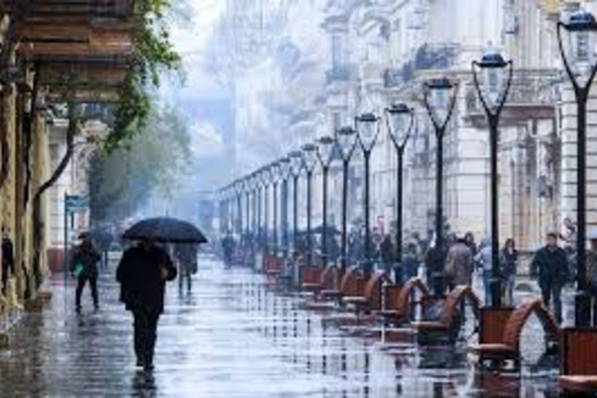 Baku will be covered by rains and thunderstorms, and wet snow will fall in the mountains - FORECAST