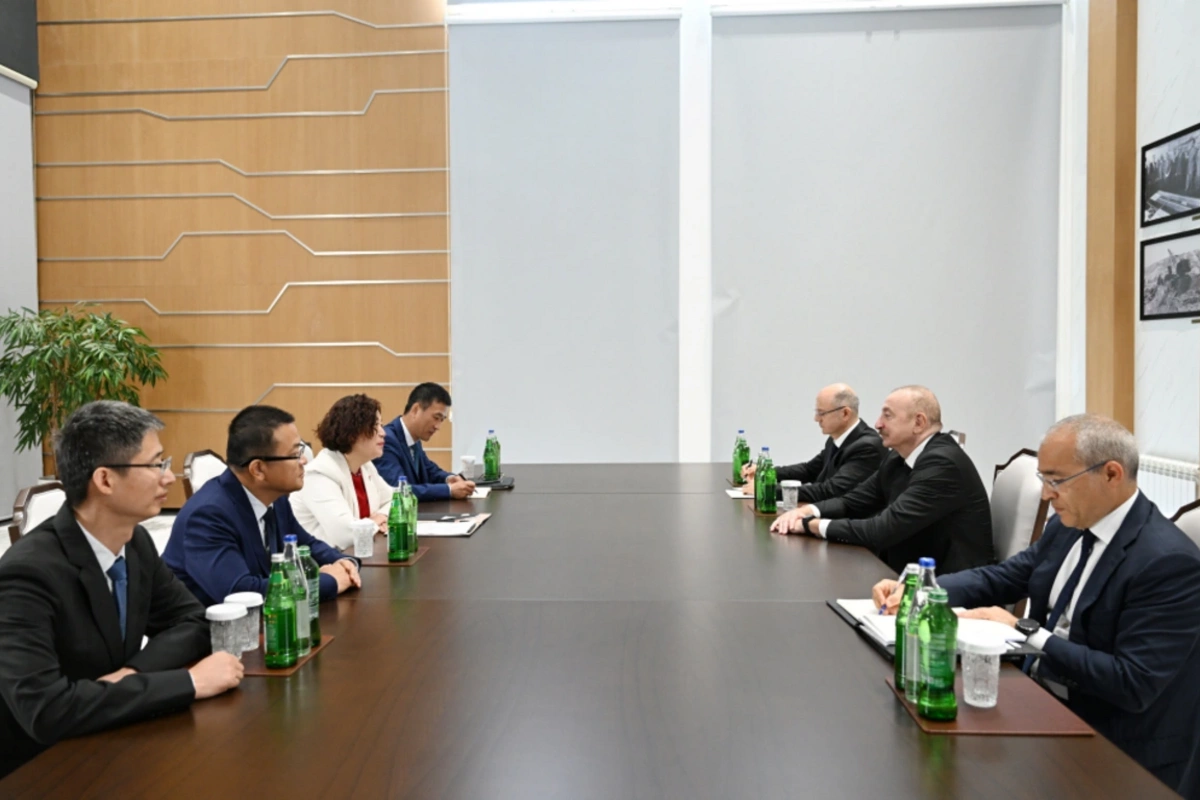 President of Azerbaijan received the head of Chinese energy giant in Mingachevir President of Azerbaijan received the head of Chinese energy giant in Mingachevir