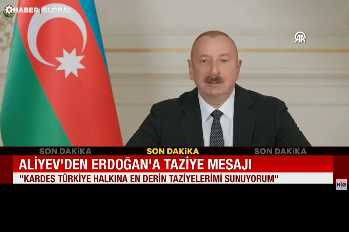 Haber Global: İlham Əliyev Ərdoğana başsağlığı verdi