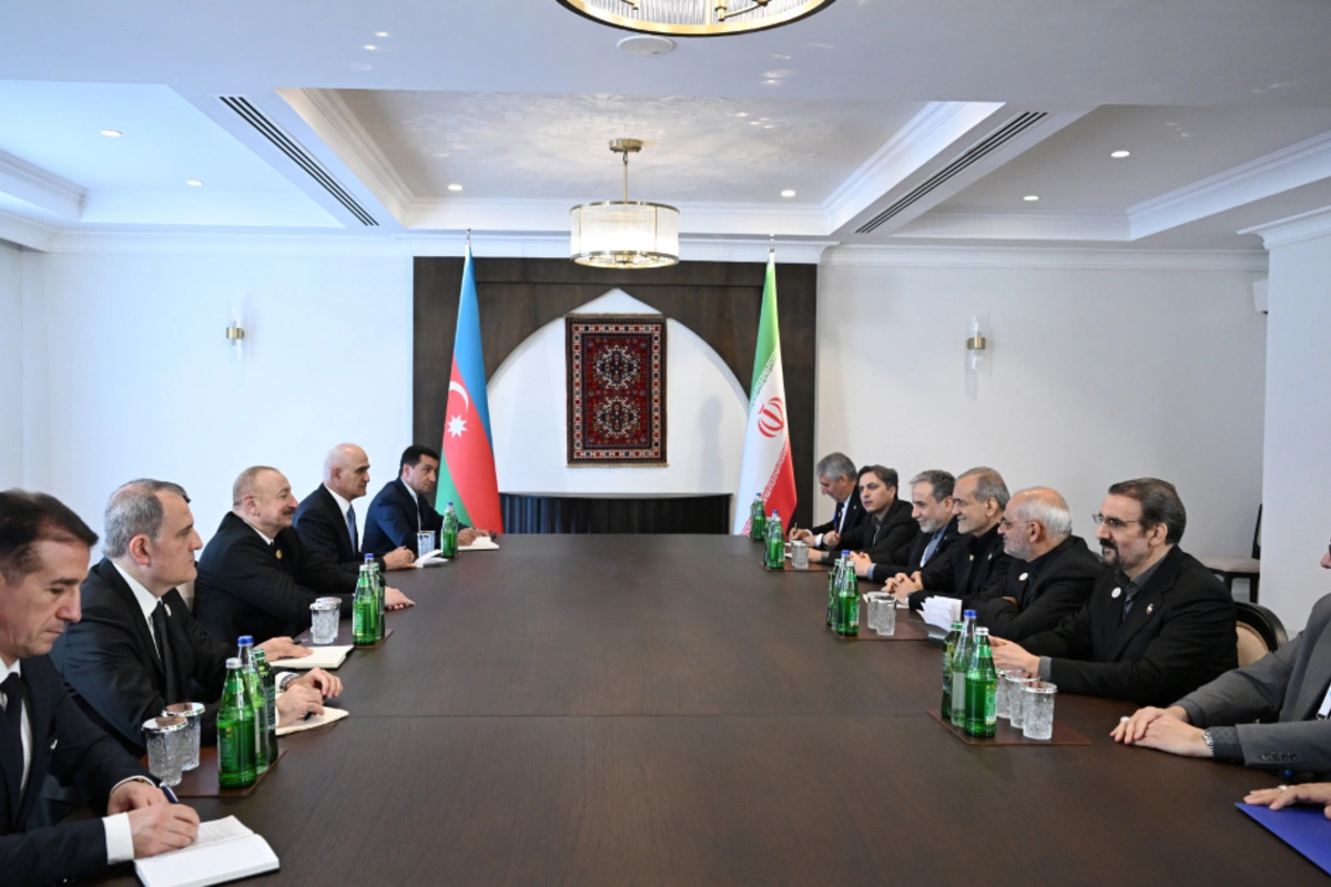 Ilham Aliyev meets with Masoud Pezeshkian in Khankendi Ilham Aliyev meets with Masoud Pezeshkian in Khankendi