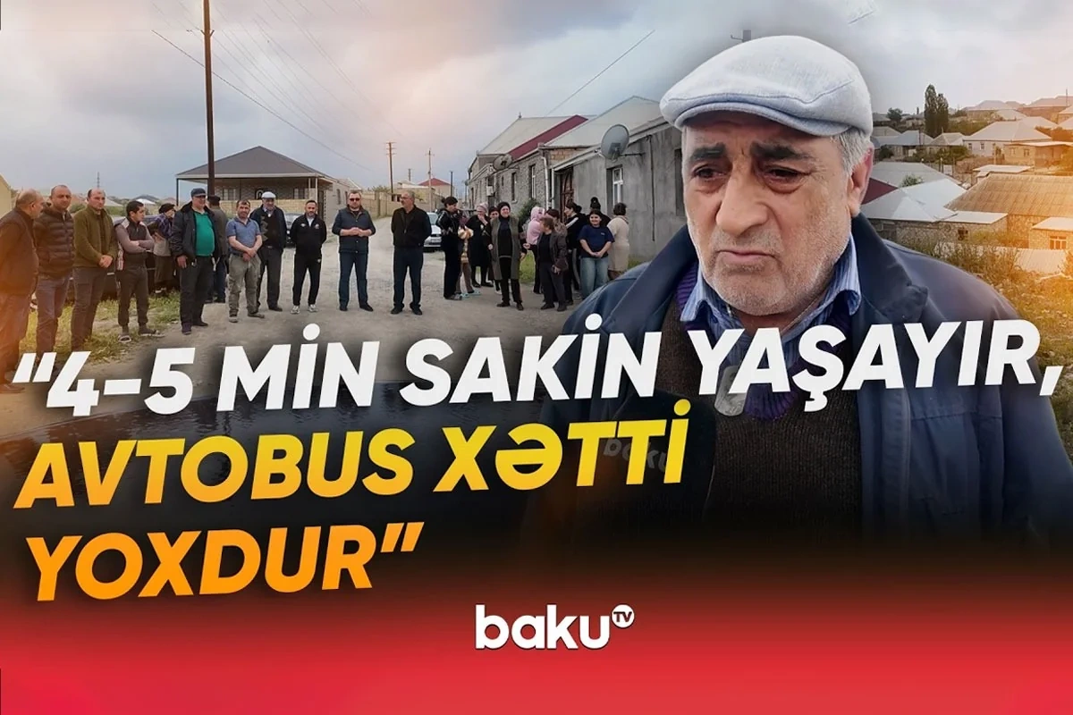 Qəsəbədə 4-5 min əhali yaşayır, amma avtobus xətti yoxdur - Gəncə sakinlərindən ŞİKAYƏT