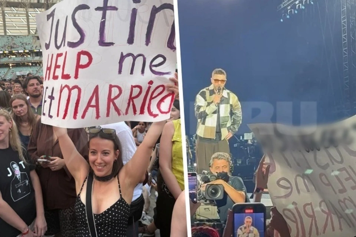 Got married thanks to Timberlake? Russian girl flooded with marriage proposals after concert in Baku Got married thanks to Timberlake? Russian girl flooded with marriage proposals after concert in Baku