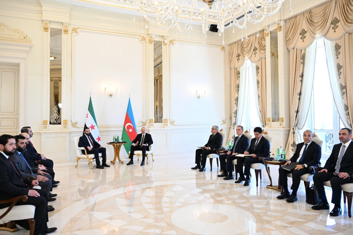 A meeting between Ilham Aliyev and Ahmed al-Sharaa was held in an expanded format A meeting between Ilham Aliyev and Ahmed al-Sharaa was held in an expanded format