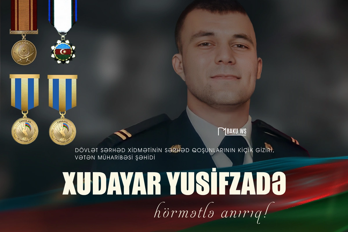 Xudayar Yusifzadənin şəhid olduğu gündür Xudayar Yusifzadənin şəhid olduğu gündür