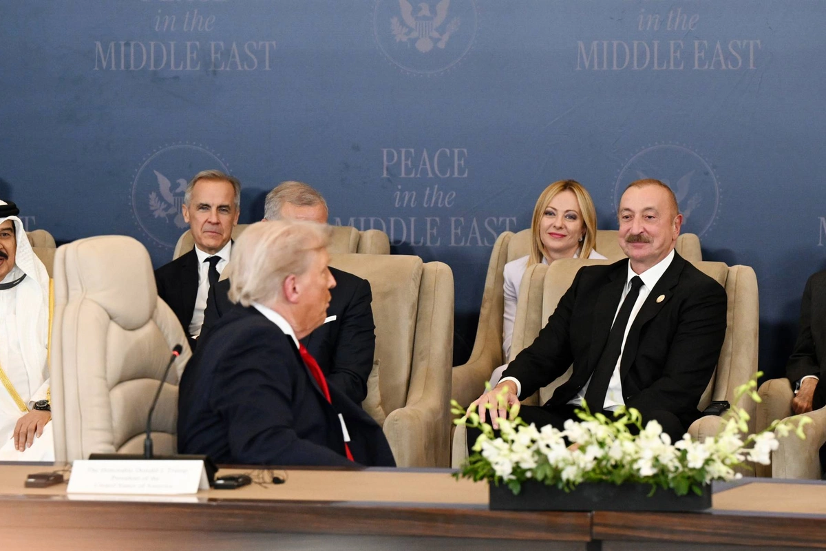 Prezident İlham Əliyev Yaxın Şərq Sülh Sammitində iştirakı ilə bağlı paylaşım edib Prezident İlham Əliyev Yaxın Şərq Sülh Sammitində iştirakı ilə bağlı paylaşım edib