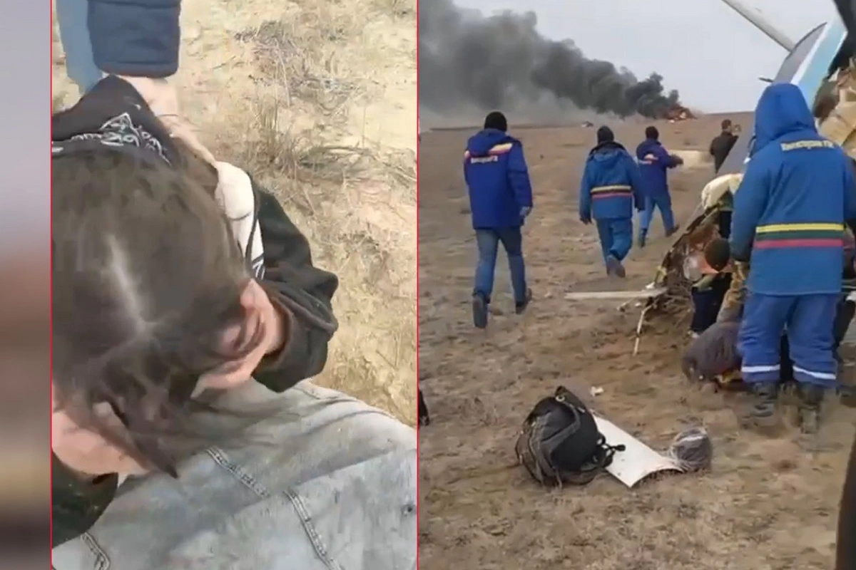 Aktau yaxınlığında təyyarə qəzasında 32 nəfər sağ qalıb Aktau yaxınlığında təyyarə qəzasında 32 nəfər sağ qalıb