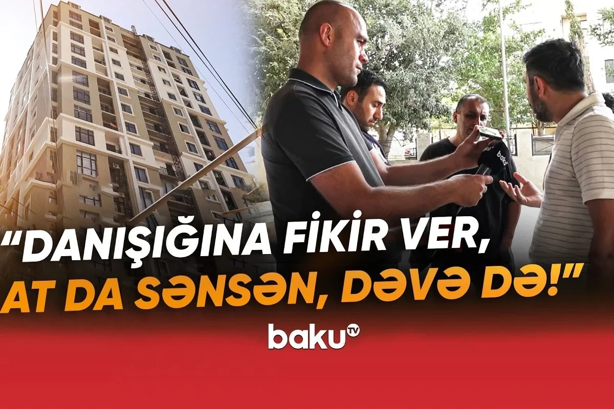 MTK nümayəndəsinin problem yoxdur cavabına sakinlərdən SƏRT REAKSİYA