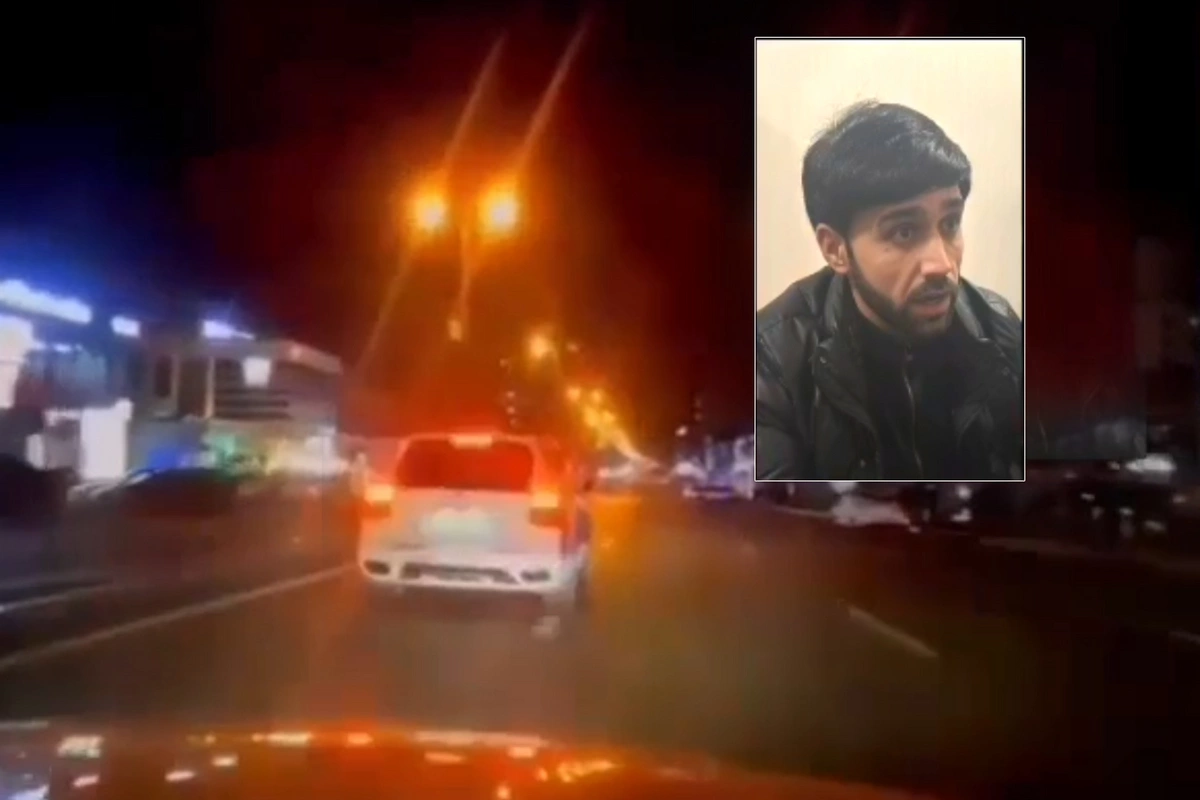 Porsche ilə avtoxuliqanlıq edən sürücü saxlanıldı