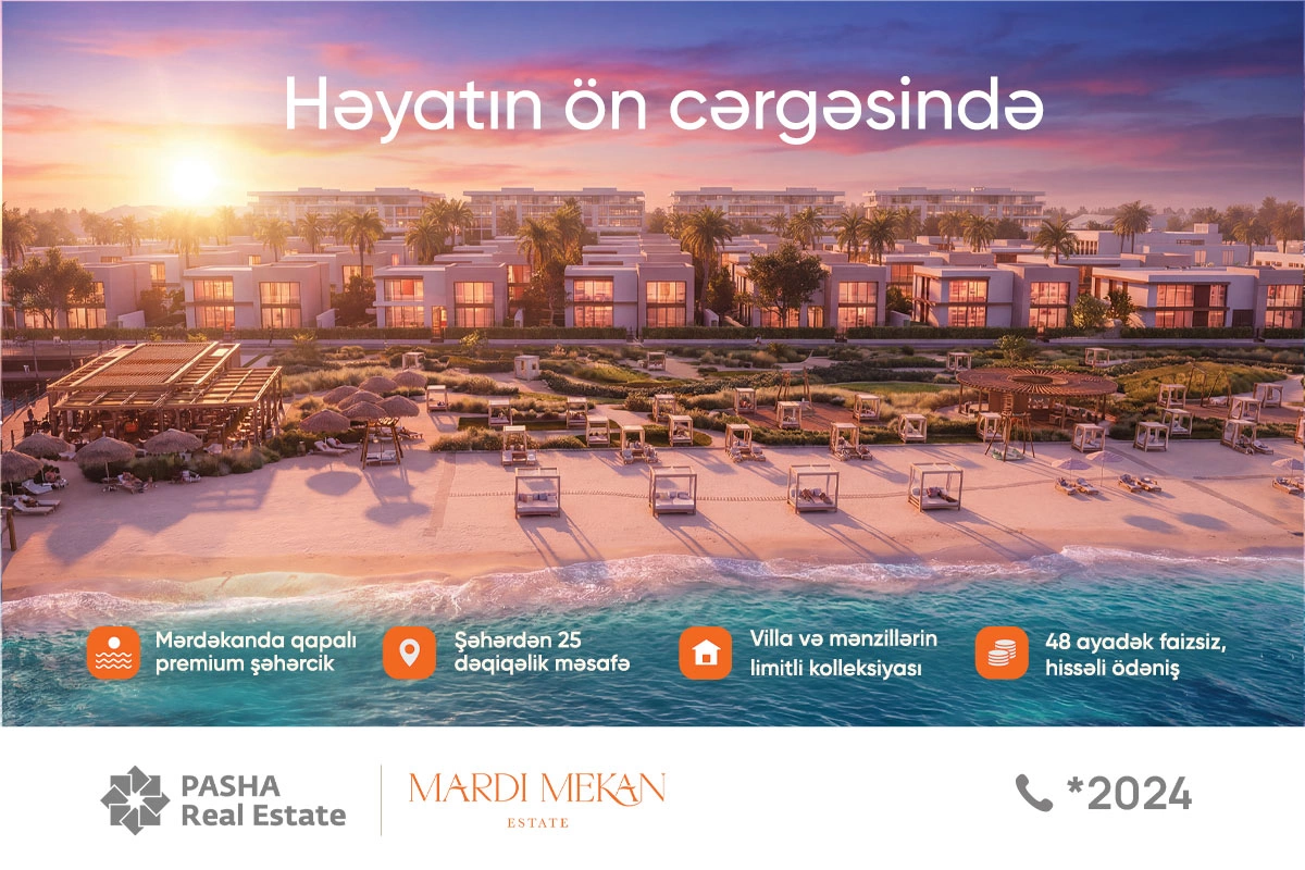 Mardi Mekan Estate: dəniz kənarında yaşamağın tam vaxtıdır