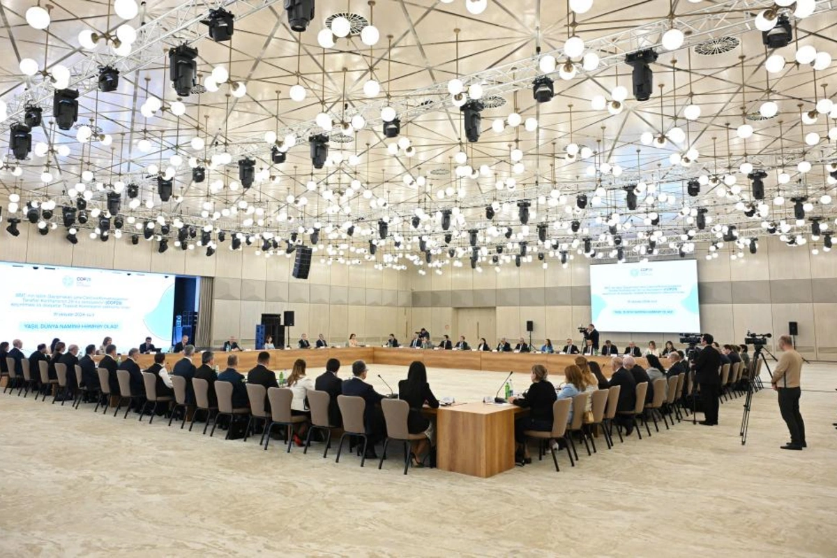 COP29 ilə əlaqədar Təşkilat Komitəsinin səkkizinci iclası keçirilib COP29 ilə əlaqədar Təşkilat Komitəsinin səkkizinci iclası keçirilib