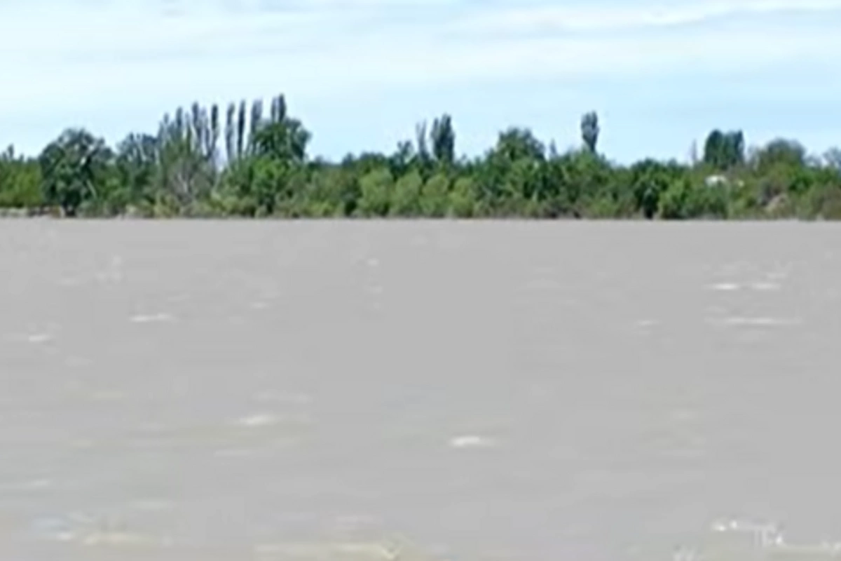 Daşqın baş vermiş ərazidə Kür çayının səviyyəsi ENDİ