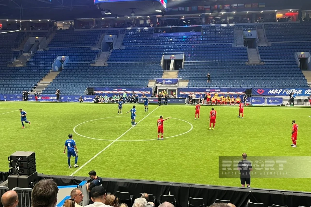 Avropa çempionatı: Azərbaycanın minifutbol millisi İtaliyanı məğlub edərək növbəti mərhələyə yüksəlib