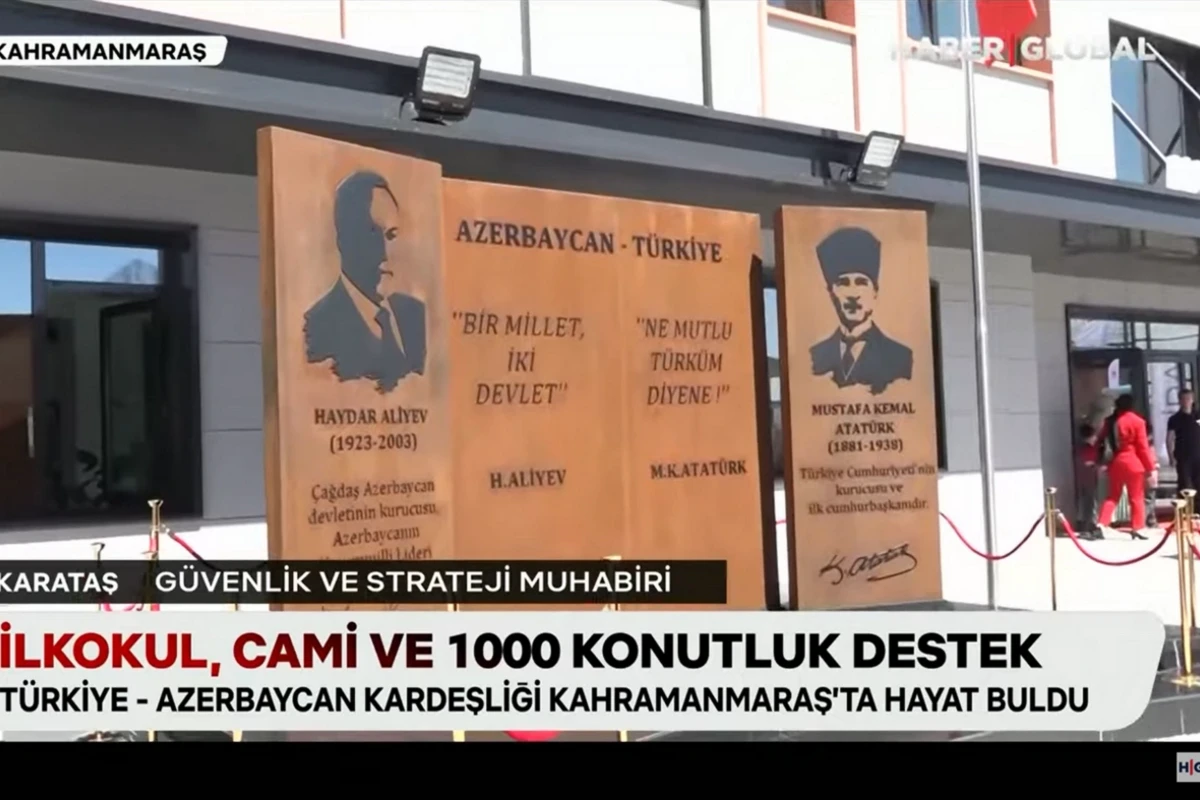 Kahramanmaraşda yeni inşa edilən Heydər Əliyev adına məktəbin açılışı oldu Kahramanmaraşda yeni inşa edilən Heydər Əliyev adına məktəbin açılışı oldu