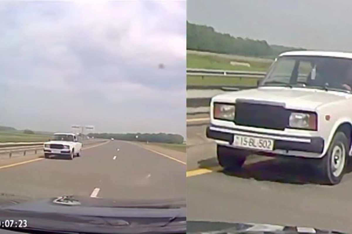 Magistralda protiv gedirdi - Saxlanıldı