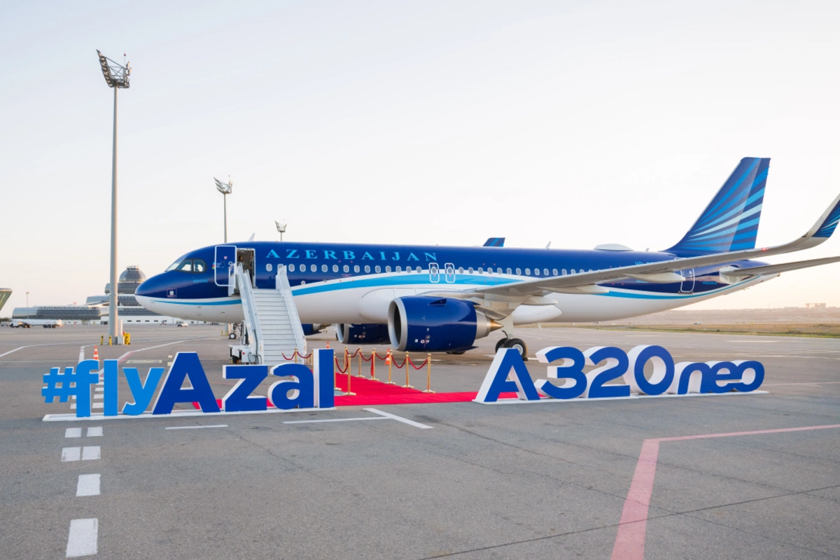 AZAL-ın ikinci yeni Airbus A320neo təyyarəsi Bakıya gətirilib