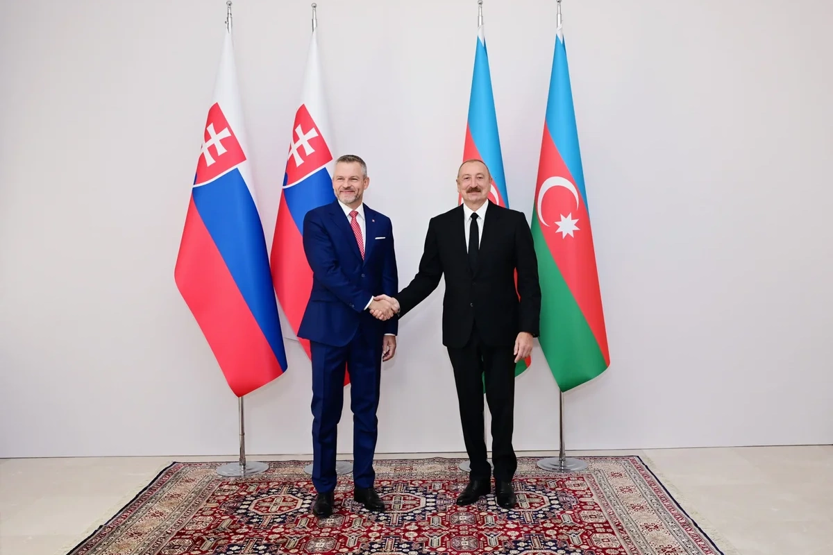 Azərbaycan və Slovakiya prezidentləri mətbuata bəyanatlarla çıxış ediblər