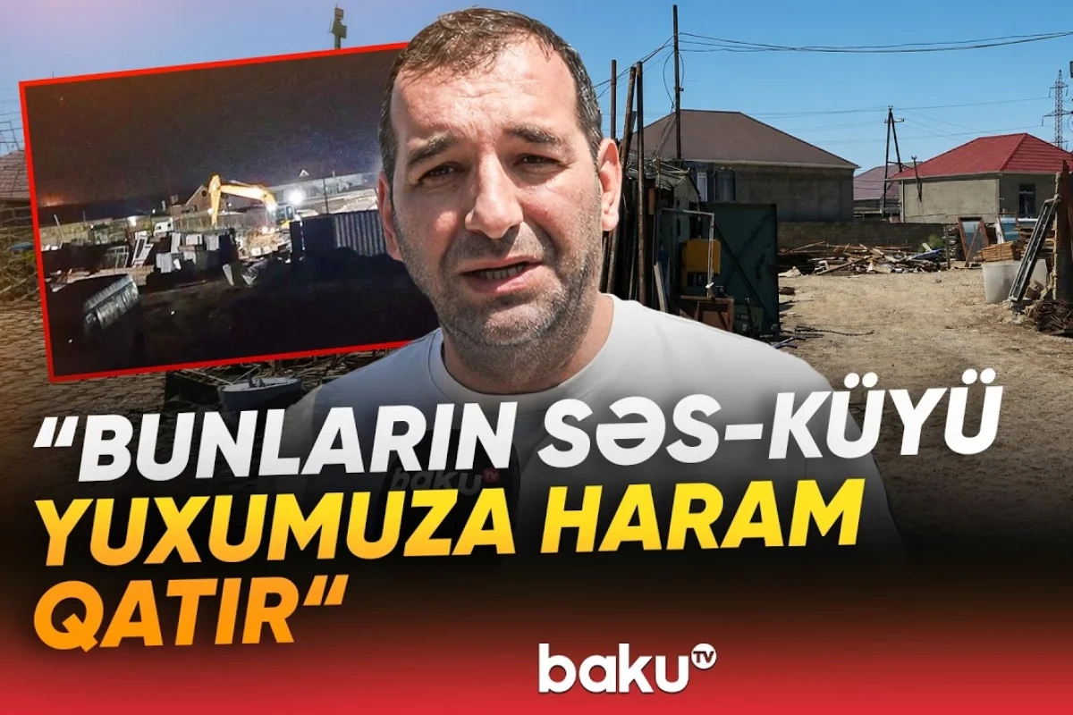 Səs-küy, qoxu və natəmizlik: Binəqədidə metal məntəqəsi sakinləri cana yığıb