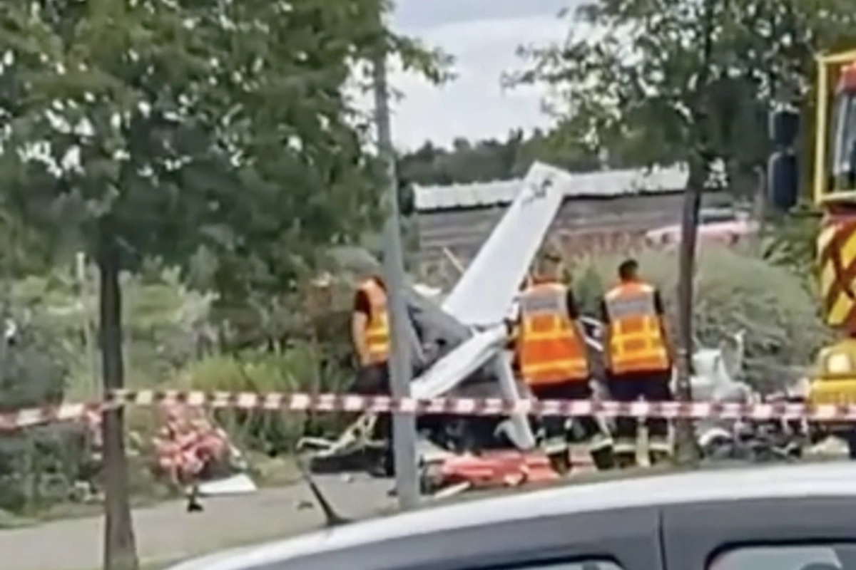 Three people died in a small plane crash in France Three people died in a small plane crash in France