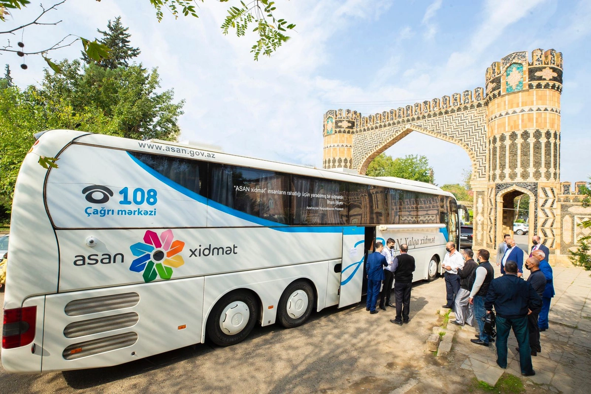 Səyyar ASAN xidmət avtobusları bölgələrdə necə fəaliyyət göstərir?