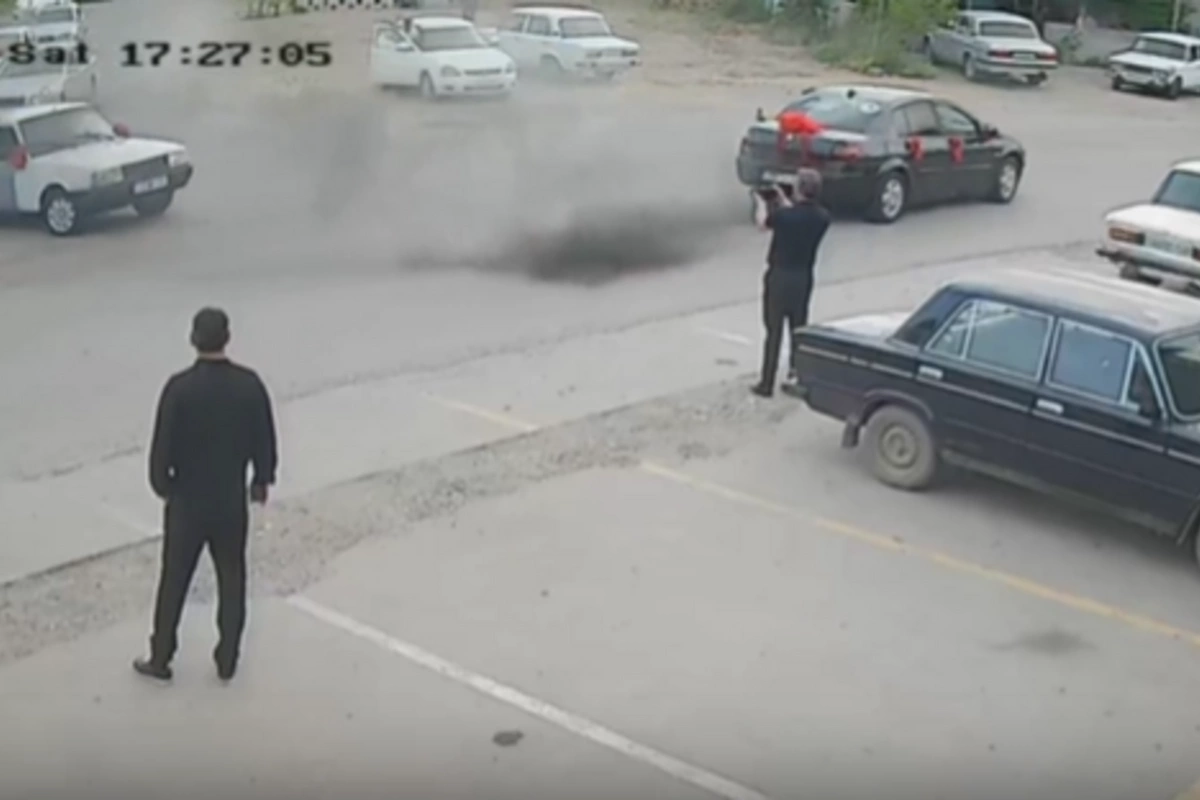 Toy karvanında avtoşluq edənləri polis saxladı - ANBAAN VİDEO
