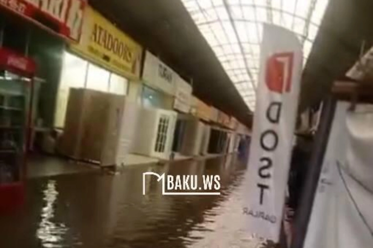 Sədərək ticarət mərkəzini yenə su basdı