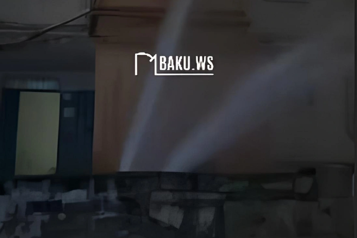 Bakının bu ərazisini su basdı Bakının bu ərazisini su basdı