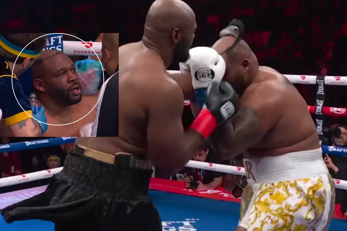 Nyu-Yorkda boks gecəsində yarışçının pariki ringdə düşdü