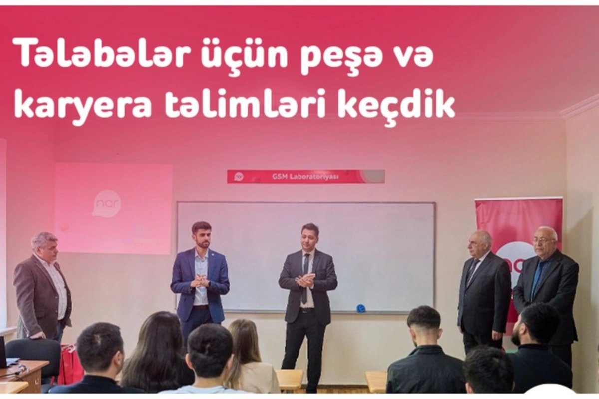 Narın dəstəyi ilə tələbələr üçün təlimlər keçirilib